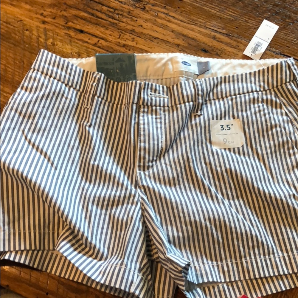 Pinstripe shorts